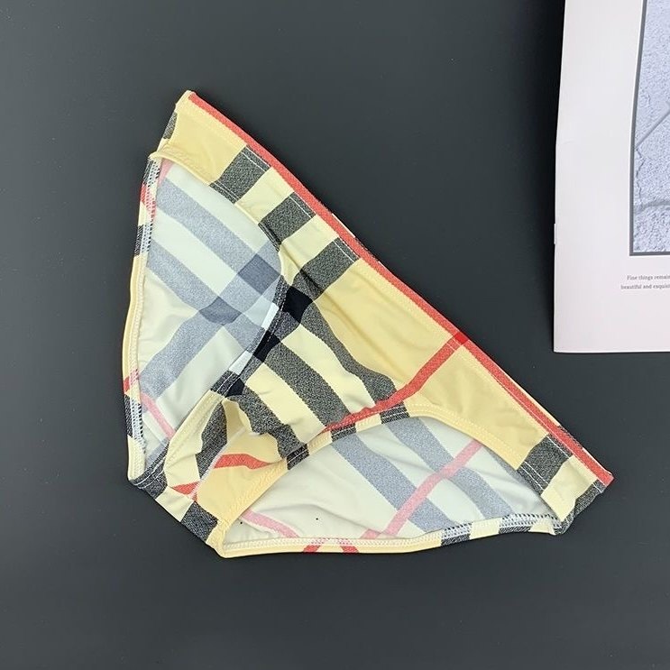 男士三角内裤薄款冰丝迷彩印花窄边半包臀低腰U凸个性小裤头速干,淘宝优惠券,粉丝福利购,淘宝优惠卷