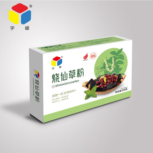 宇峰烧仙草粉家用自制100g黑凉粉台式仙草冻原料凉粉奶茶甜品配料 - 图0