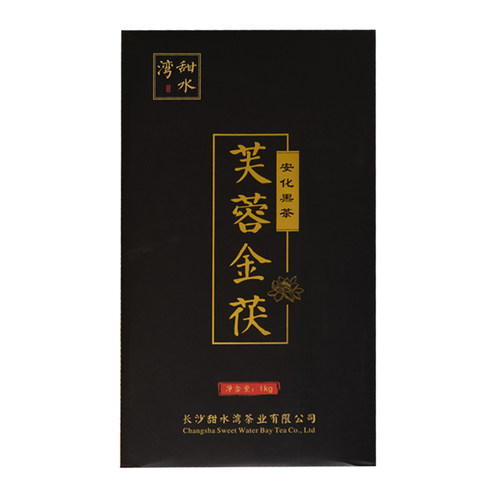 甜水湾黑茶湖南安化正品安化黑茶正宗金花茯砖茶野生天尖料1kg - 图3