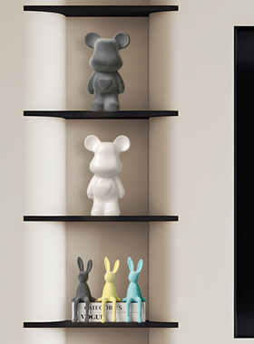 坐姿长耳兔子摆件轻奢高档客厅酒柜电视柜直播间装饰品感小众