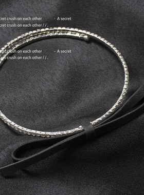 东大门韩国项圈闪钻配饰锁骨链