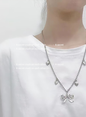 choker少女风桃心短款饰品锁骨链