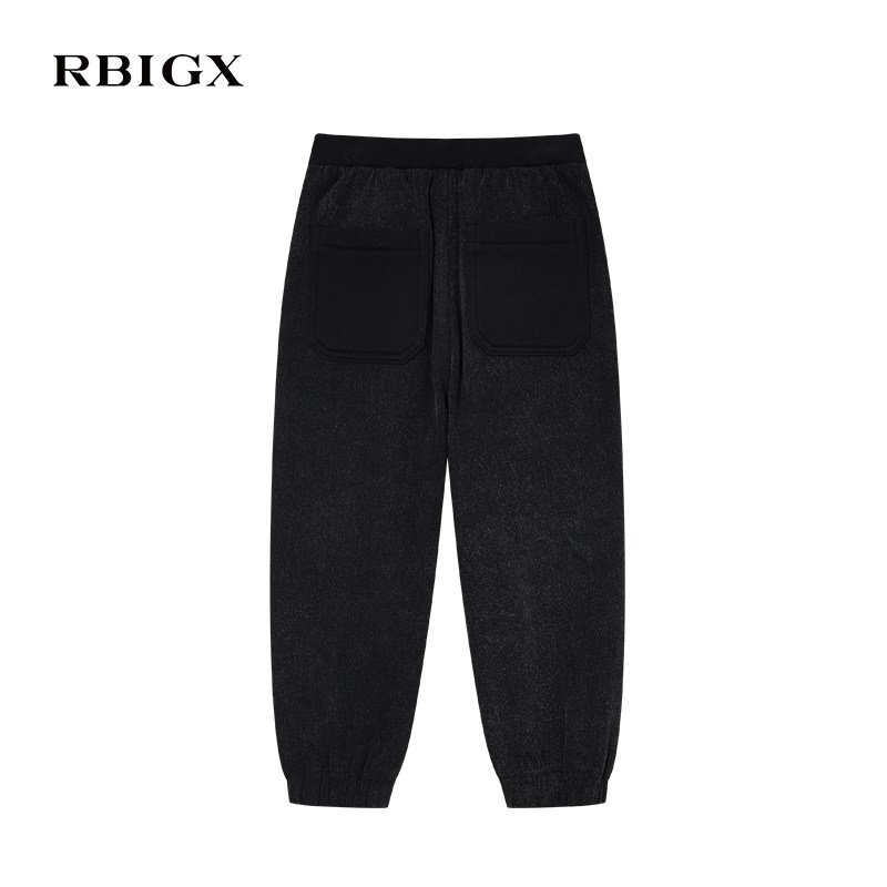 RBIGX瑞比克童装冬季新款潮流男童帅气休闲牛仔拼接运动裤,淘宝优惠券,粉丝福利购,淘宝优惠卷