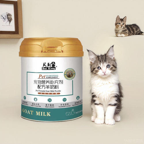 贝翔宠物羊奶粉260g新生犬猫泰迪金毛幼犬老年犬营养补充通用奶粉 - 图2