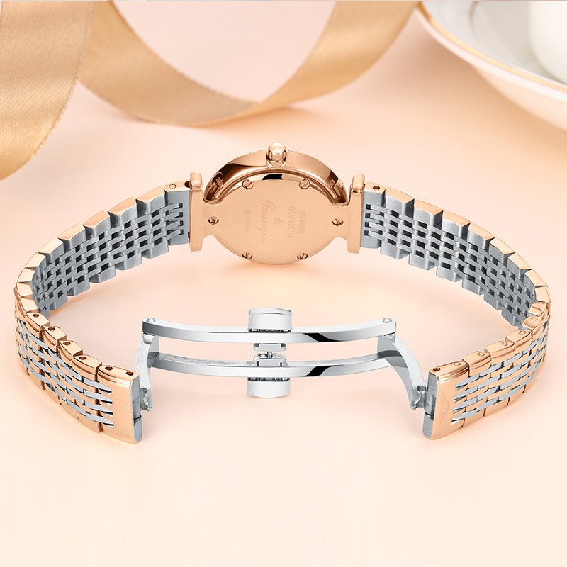 冠琴ins风琴海嘉兰超薄气质石英表 冠琴瑞宏国产腕表