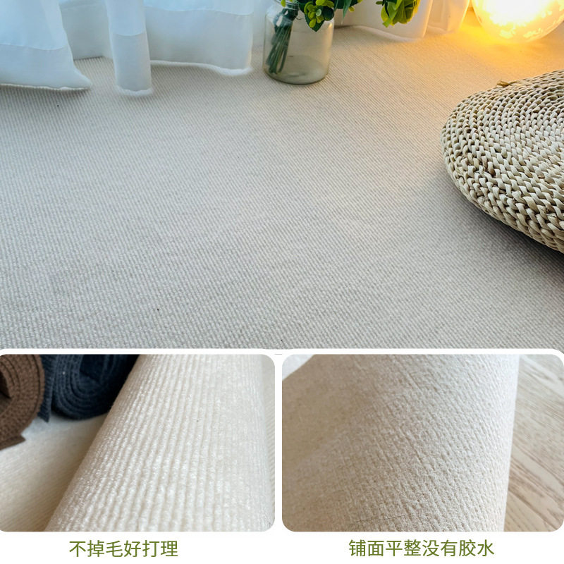 简约办公室整铺水泥地灰色拍照地垫 怡沁园地毯