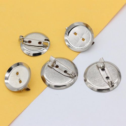 别针安全钢针底托扣针固定衣服保险小曲别针回形针DIY发饰品配件 - 图3