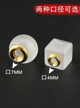 磨砂水晶玻璃瓶空心吊坠朱砂空瓶舍利情侣项链可打开装东西的挂件