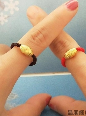 红色国风金色豆金色创