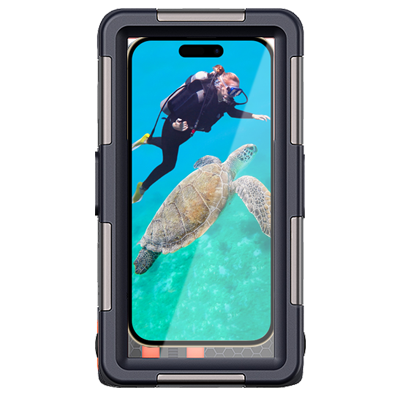 防水手机壳适用苹果15ProMax水下拍照小米13/14高清摄像全包iPhone16潜水游泳套12Pro美人鱼自由潜浮潜用11