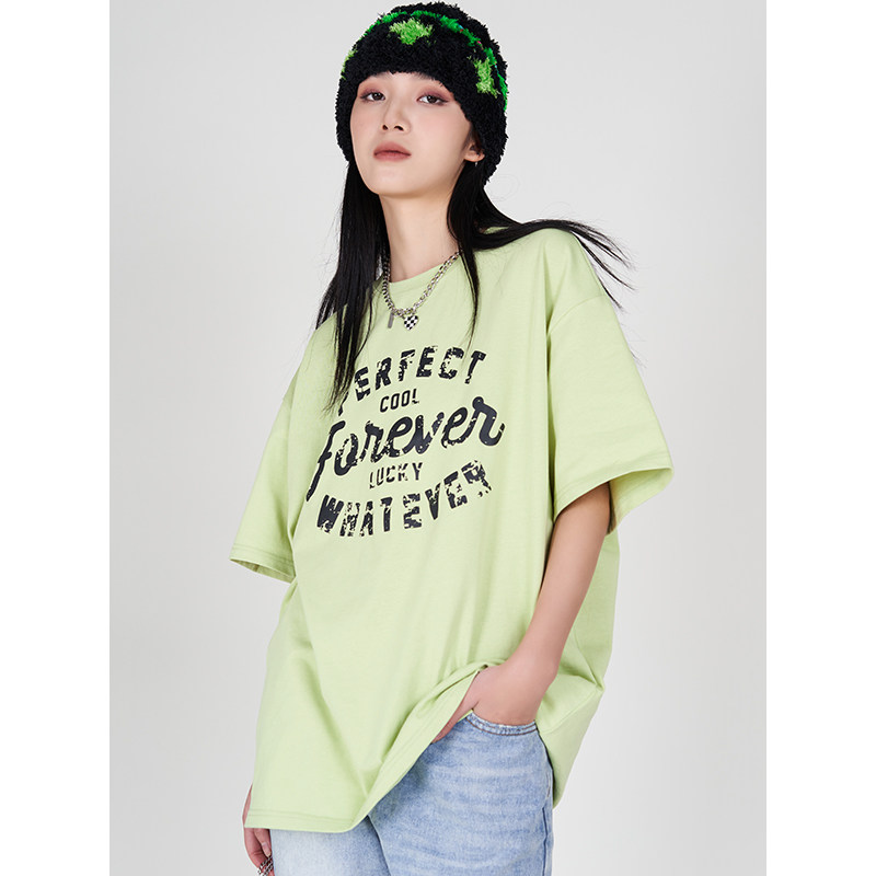 240g纯棉zuobeika潮牌绿色美式t恤 佐贝卡T恤