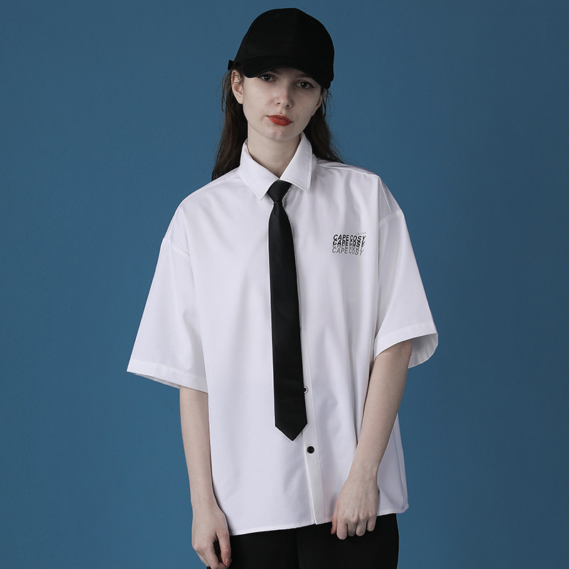 2020新款jk女短袖学生学院风bf衬衫 佐贝卡衬衫