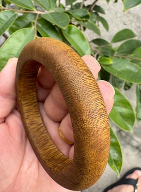 海南绿棋沉香手镯约35克58/60/62mm送女友老婆母亲节礼物清闻药香