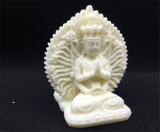 Фрукты слоновой кости тысячи рукавых гуньян Бодхисаттва Двустороннее украшение