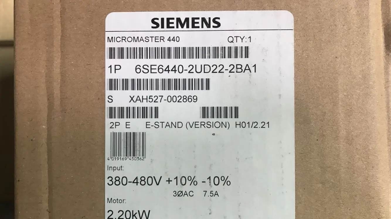 6SE6440-2AD27-5CA1西门子MICROMASTER 440 安有A级滤波器7.5kW - 图3