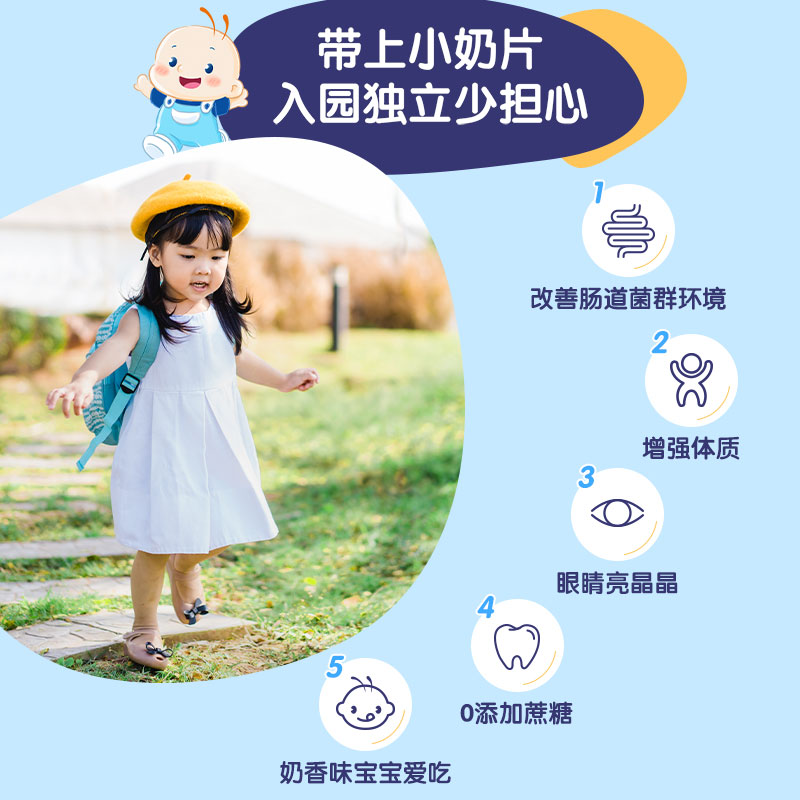 合生元官方旗舰店【新品上市】合生元益生菌叶黄素脂儿童咀嚼片调理肠胃护眼视力3