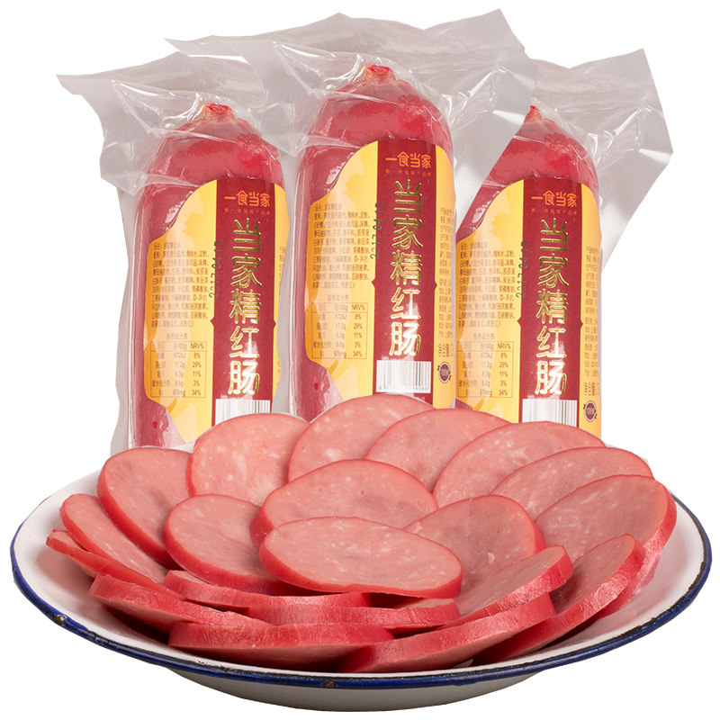 一食当家精大300g*3根上海风味红肠 第一食品猪肉类