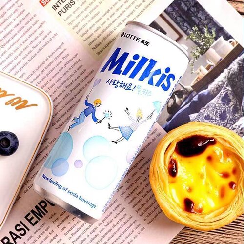 韩国进口乐天milkis妙之吻乳味碳酸饮料进口网红牛奶苏打气泡水 - 图2