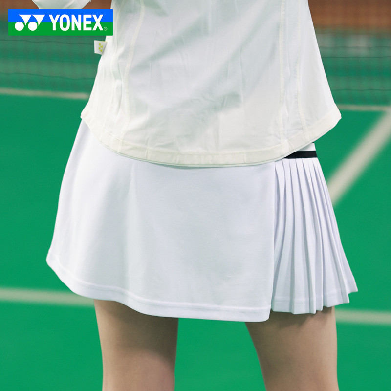 YONEX尤尼克斯羽毛球服yy新款透气易干运动羽网球短裙2200626BCR,淘宝优惠券,粉丝福利购,淘宝优惠卷