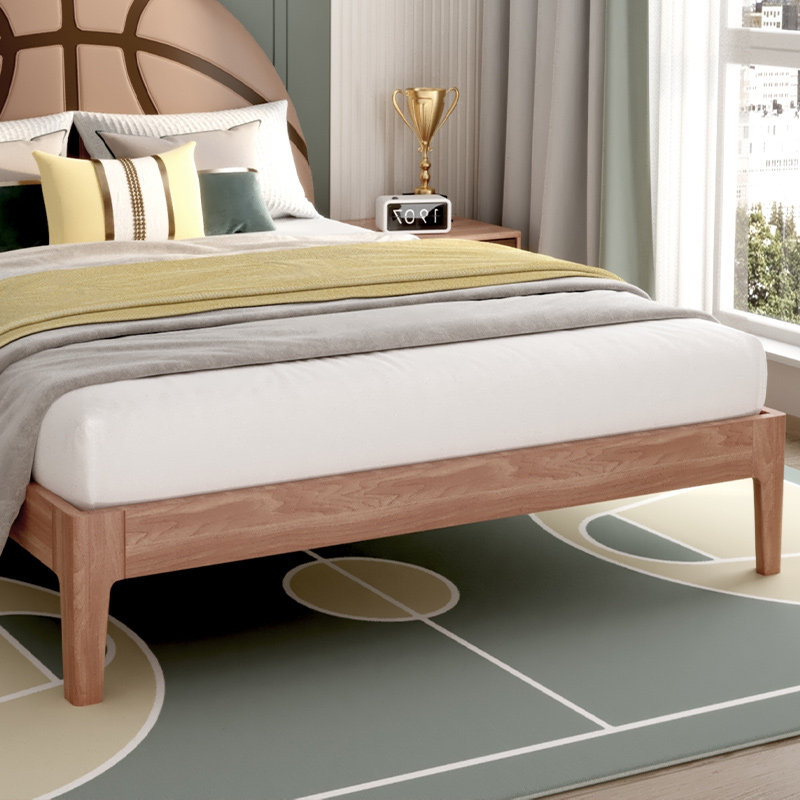 慕思简约现代篮球风格儿童60实木床 慕思儿童床