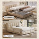 Mousse official flagship store genuine leather bed simple