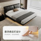 Mousse flagship store modern simple leather bed master bedroom