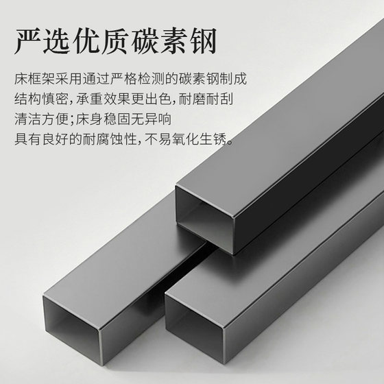 Official leather art bed mousse modern and simple