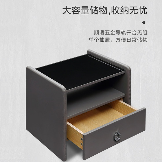 Bedside table slate material is wear-resistant and scratch-resistant