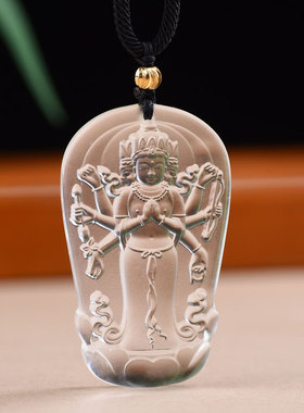 摩利吊坠开广摩利支天项链琉璃本命佛佛像挂件摩力支天菩萨吊坠