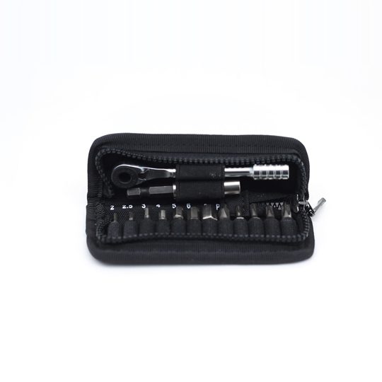 Ridenow Mini Ratchet Wrench Set Compact and Portable Precision Screwdriver Bit Bicycle Repair Tool