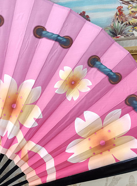 特大小乔同款原皮cos道具扇二次元王者荣耀小乔扇双面图案扇子