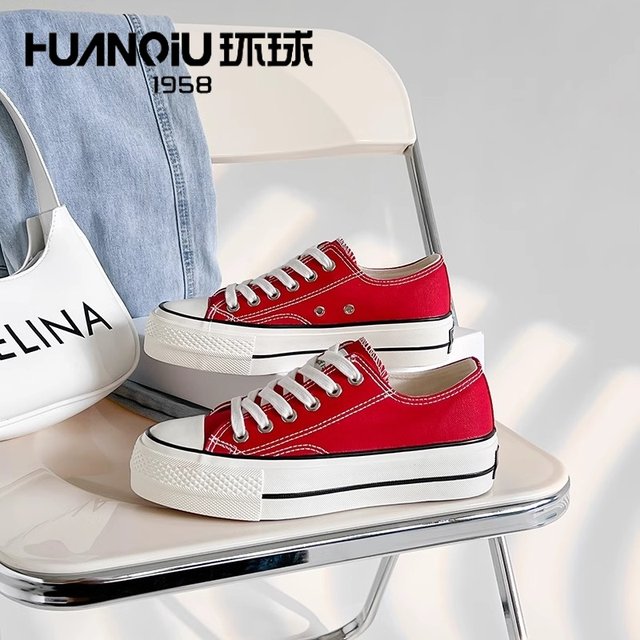 Universal low-top round toe casual women's shoes breathable sneakers