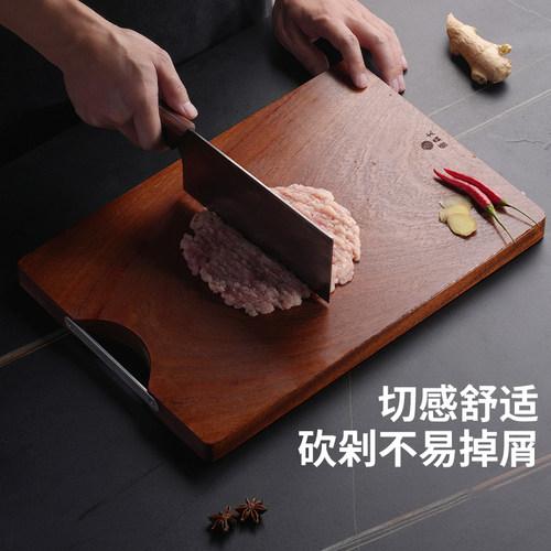 原森太菜板整木乌檀木抗菌防霉家用砧板实木案板厨房刀板占板粘板 - 图0