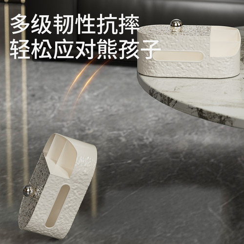 高档轻奢纸巾盒客厅桌面茶几遥控器收纳盒餐巾纸抽盒高级感抽纸盒 - 图2