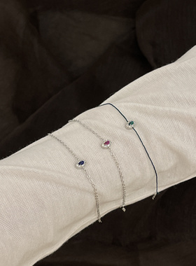 简约时尚新款手链叠戴情侣款情人节礼物ins博主同款本命年红绳