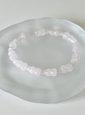 福禄｜Ojala原创设计天然粉晶葫芦好运手链串珠文玩饰品礼物