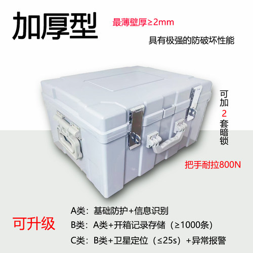 融信银行专用运钞箱提款箱160万聚碳酸酯票据箱塑钢可包邮满3件免费印字 - 图1