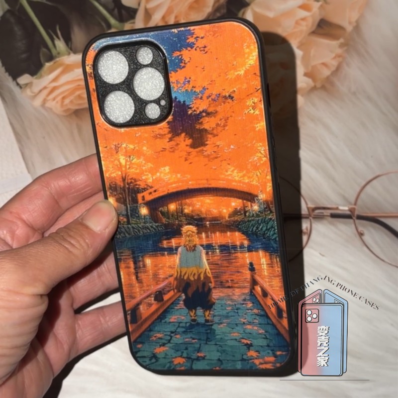 炼狱杏寿郎3D光栅变图手机壳鬼灭之刃炎柱苹果硅胶手机保护壳,淘宝优惠券,粉丝福利购,淘宝优惠卷