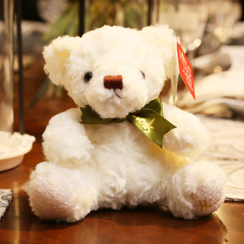 ຂະຫນາດນ້ອຍ Teddy Bear 20cm ນ້ອຍຫມີ Doll ຂະຫນາດນ້ອຍ Plush Toy ເຄື່ອງຈັບເຄື່ອງ Doll Wedding Toss Doll