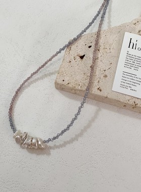 高级感通体轻奢紫色串珠S925纯银