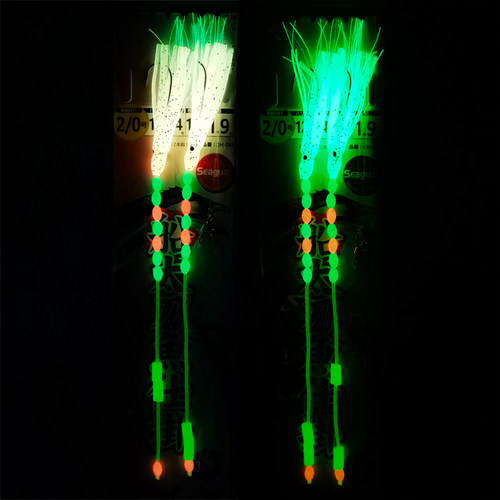 哈雅布萨新款海钓船钓带鱼仕挂太刀二钩钓组渔山海礁夜光鱿鱼串钩 - 图2