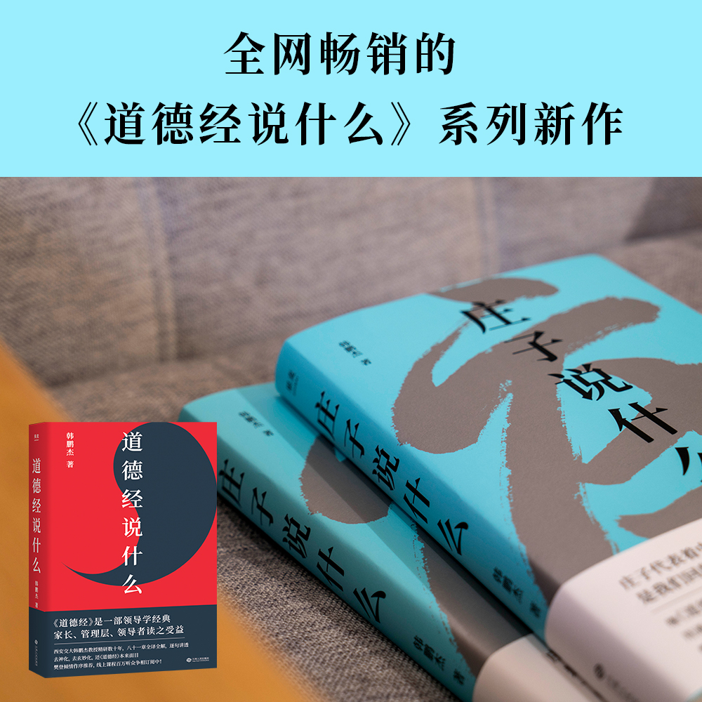 庄子说什么 韩鹏杰 庄子思想 道家作品解读 樊登作序推荐 中国人对生命自由的共同追求 安顿身心 果麦出品 - 图1