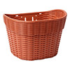 Electric vehicle basket imitation rattan basket