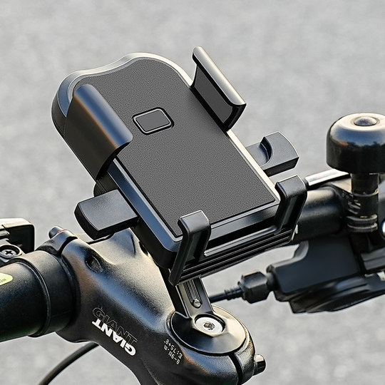 自行车手机架防震固定山地公路车把立骑行导航专用电动车支架装备