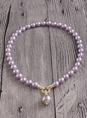 10mm珍珠简约锁骨链饰品