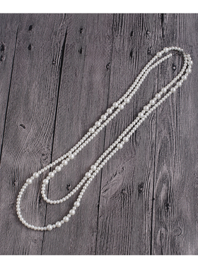 时尚气质仿珍珠三层短款项