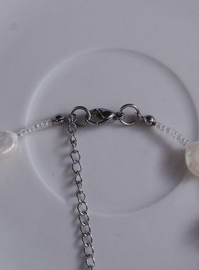 时尚不规则异形珍珠项链