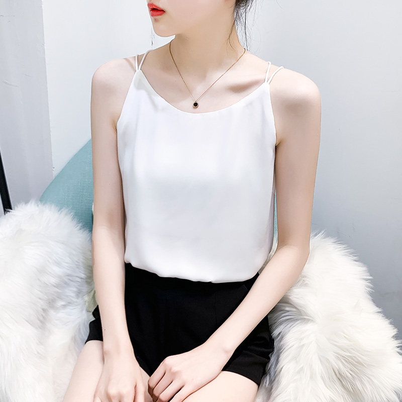 2020夏季新款纯色外穿吊带打底衫 韩伊格背心吊带