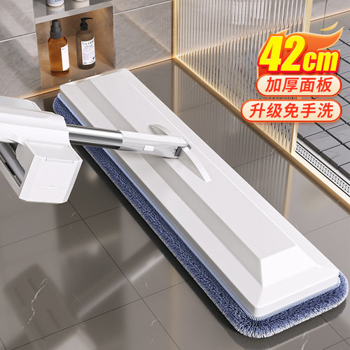 免手洗平板拖把家用一拖净2026新款网红懒人墩布地拖拖布拖地神器 - 图1