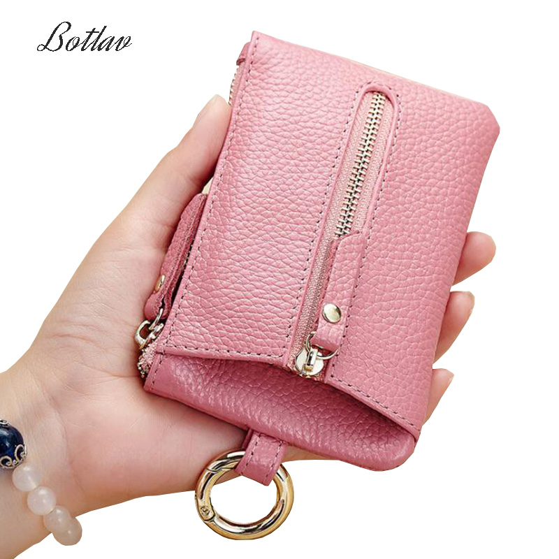 botlav卡包女士真皮锁匙零钱钥匙包 botlav钥匙包
